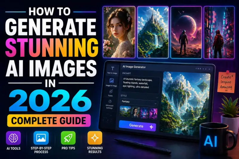 How to Generate Stunning AI Images in 2026: Complete Guide